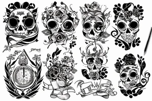 Otwarta paszczą lwa tattoo idea