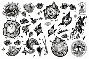 Otwarty pysk Lwa tattoo idea