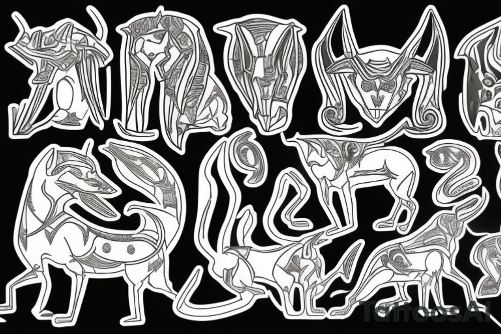 Anubis tattoo idea
