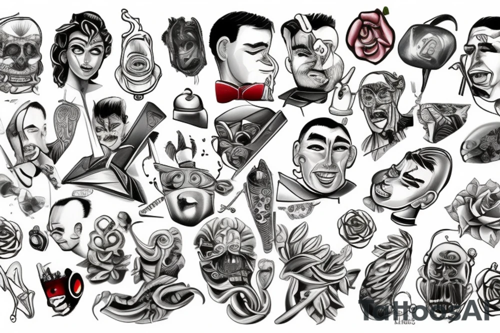 Salvador dalli tattoo idea