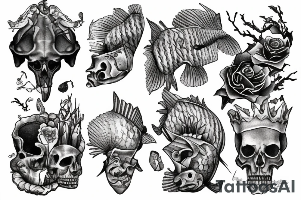 Stand Fish made Hamlet tattoo idea
