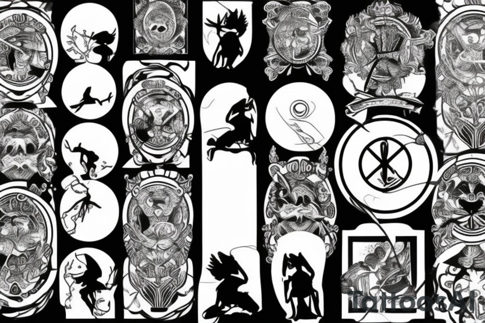 Mitologia grecka tattoo idea