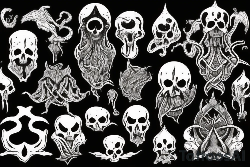 Dark charakters tattoo idea