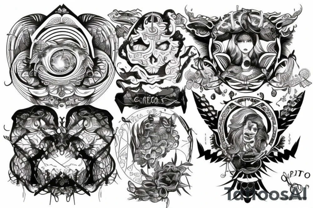 Mitologia grecka tattoo idea