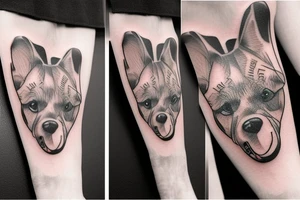 Vinnie pooch drinking tattoo idea