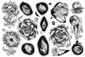 cosmos tattoo idea