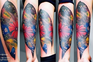 cosmos tattoo idea