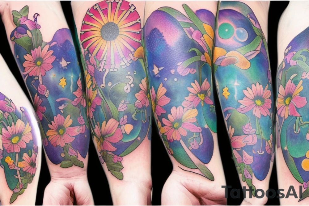 cosmos tattoo idea