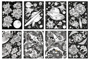 cosmos tattoo idea