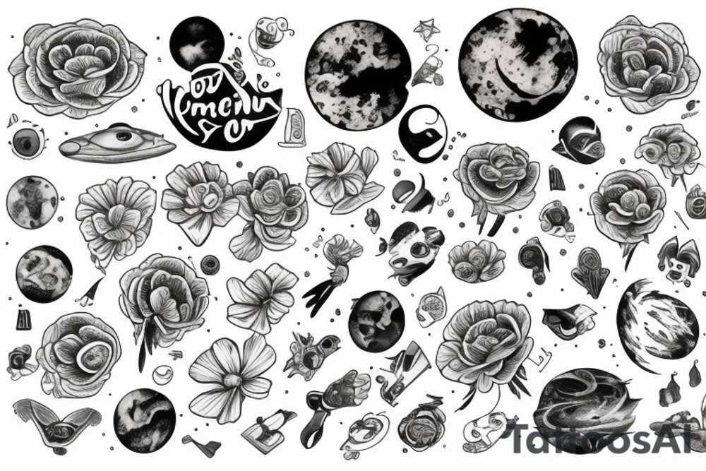 cosmos tattoo idea