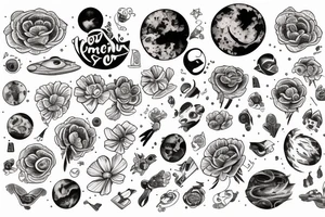 cosmos tattoo idea