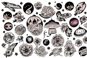cosmos tattoo idea