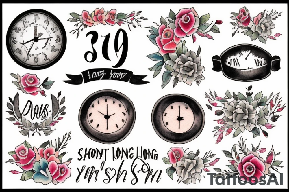 The days are long but the years are short tattoo idea