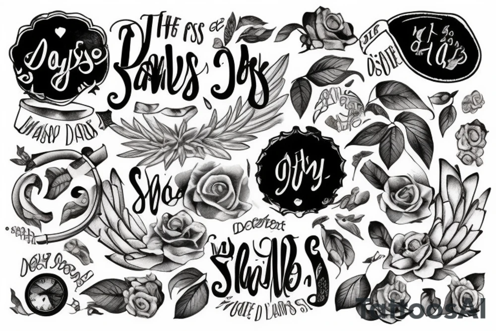 The days are long but the years are short tattoo idea
