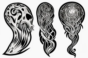 Church on fire tattoo idea