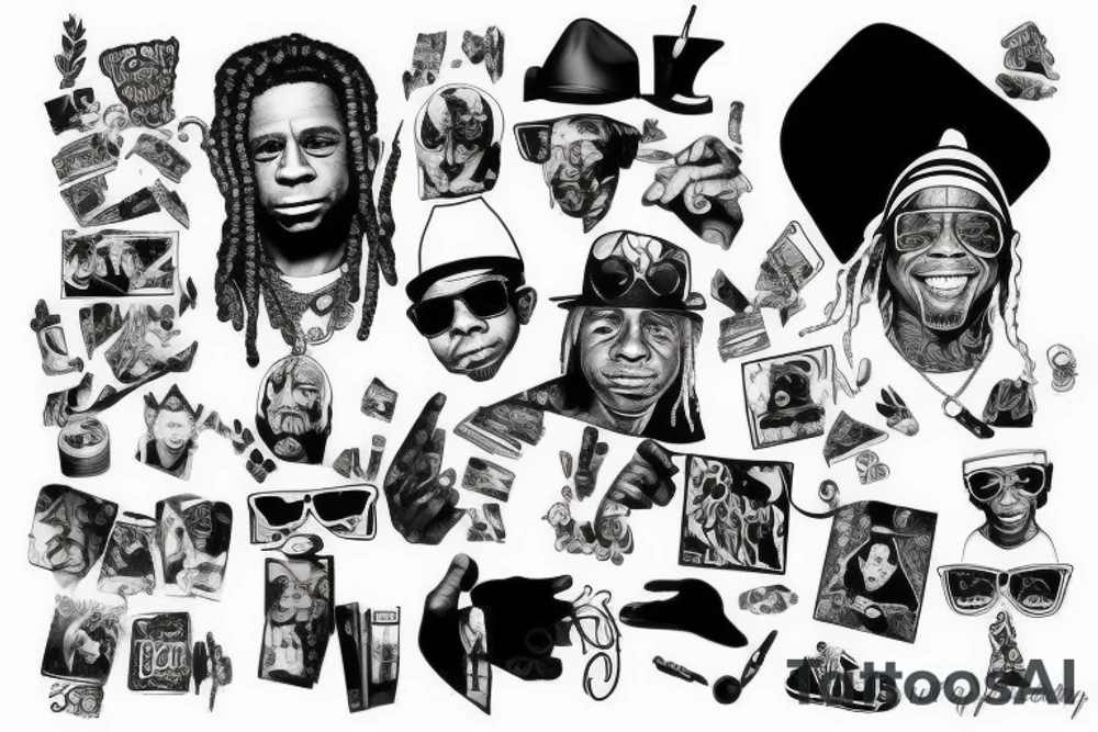 Lil Wayne inspired tattoo idea