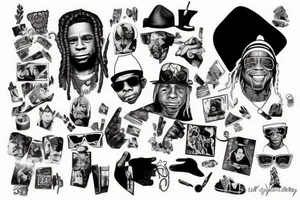 Lil Wayne inspired tattoo idea