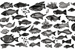Fish old school tattoo idea