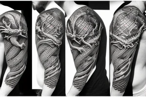 Dragon knight tattoo idea