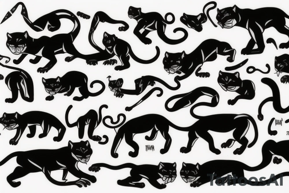 panther tattoo idea