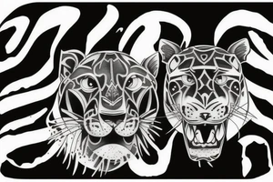 panther tattoo idea