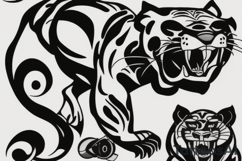 panther tattoo idea