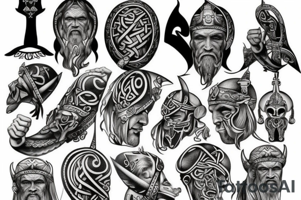 Viking tattoo idea