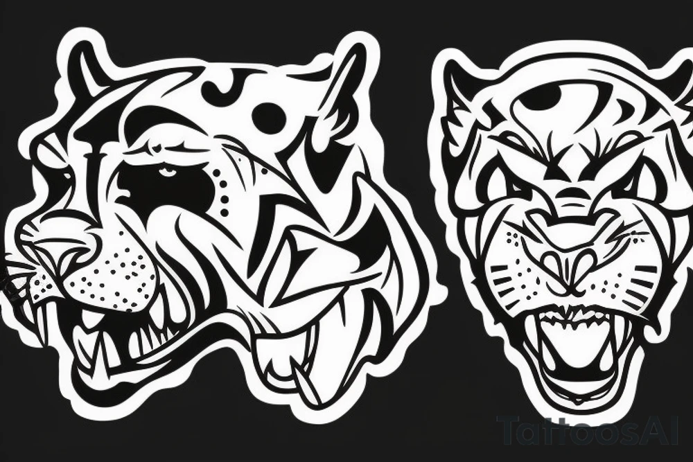 panthers head tattoo idea