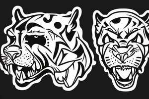 panthers head tattoo idea