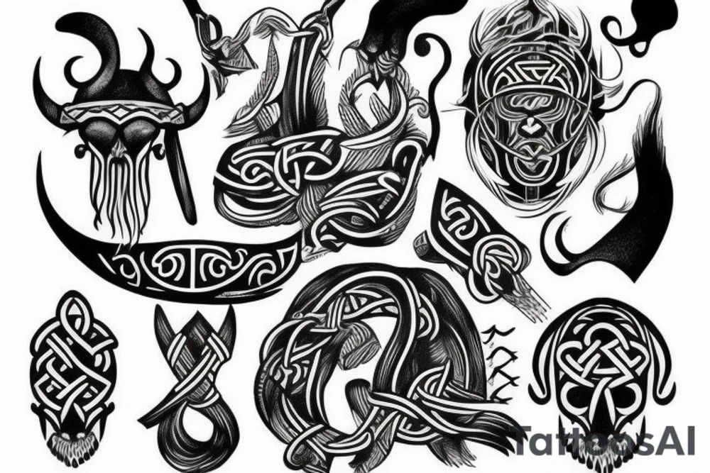 Viking tattoo idea