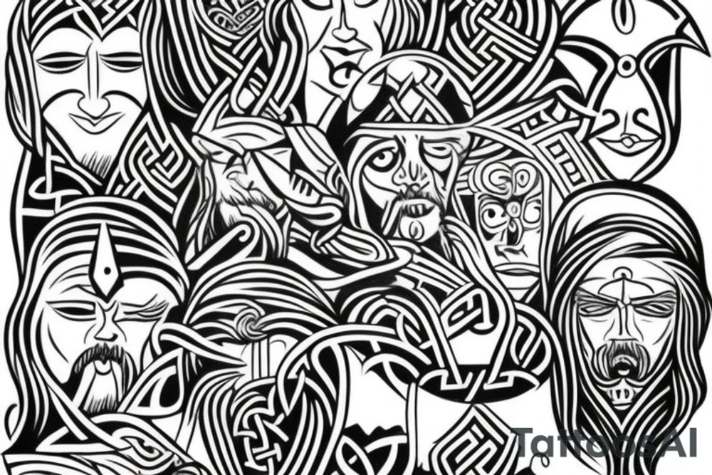 Viking tattoo idea