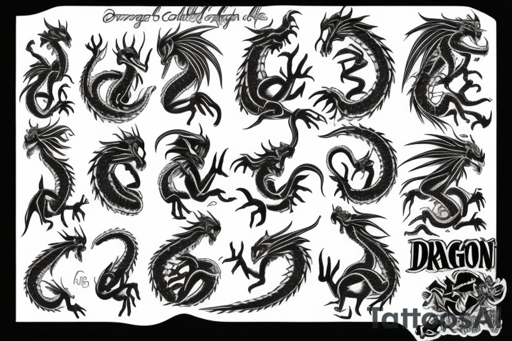 Dragon tattoo idea