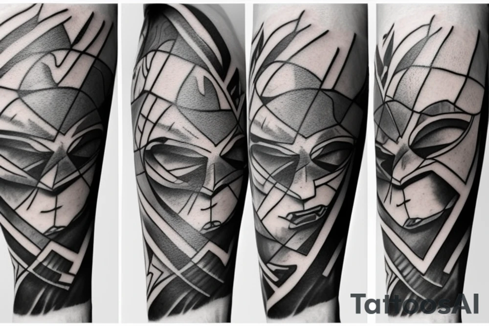 Superman with Batman tattoo idea
