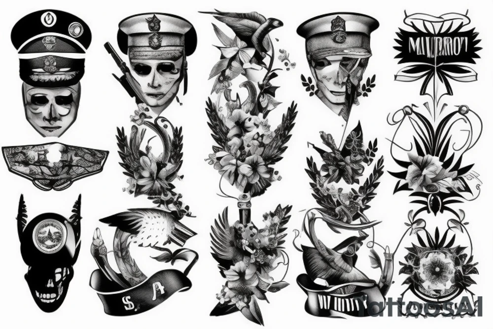 military tattoo idea