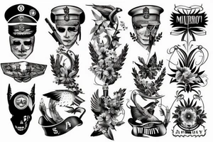 military tattoo idea