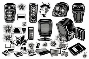 Computer tattoo idea