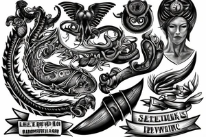 Gym, poseidon tattoo idea
