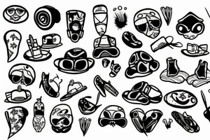 Brake glass tattoo idea
