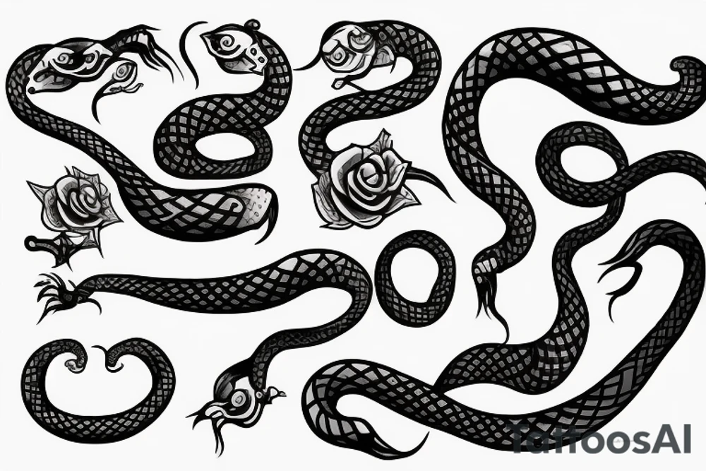 snake tattoo idea