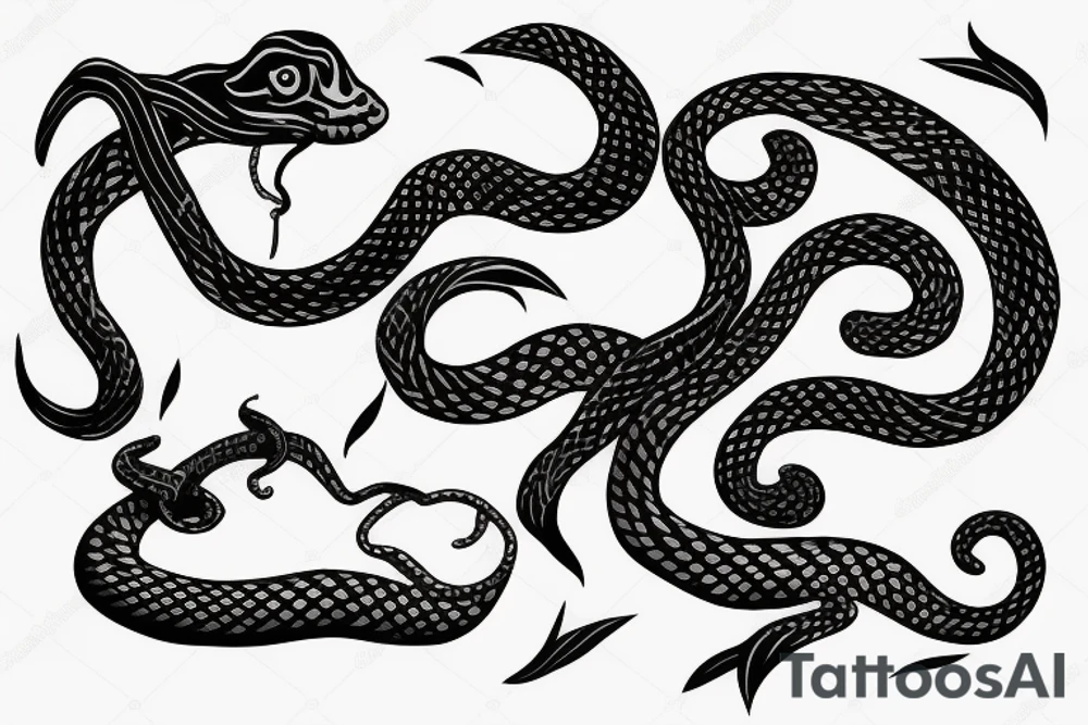 snake tattoo idea
