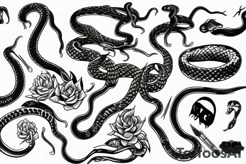 snake tattoo idea