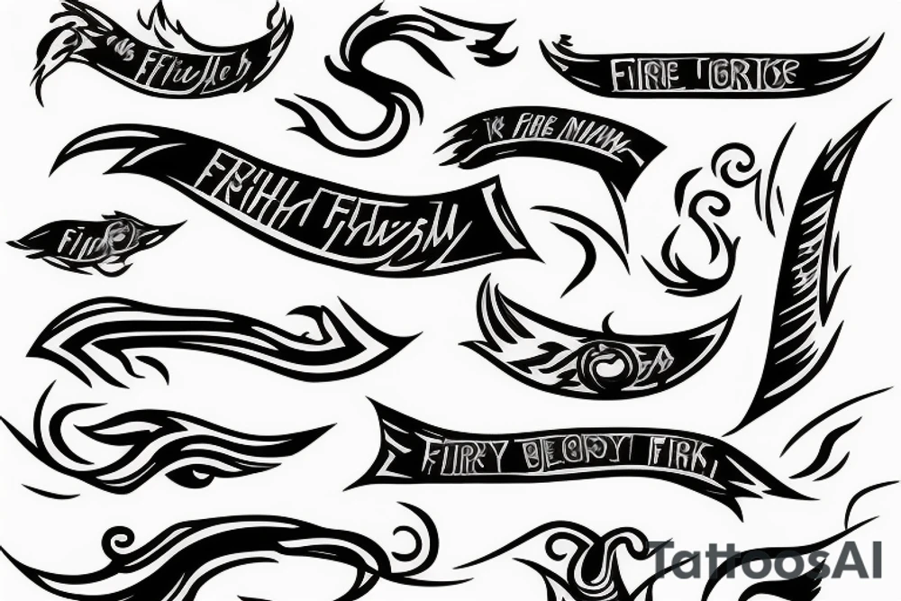 Fire stick with fire tattoo idea