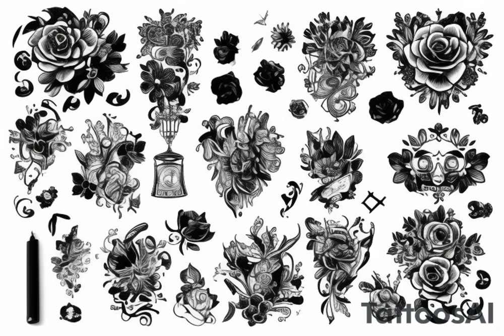 Południca z wiedzmina tattoo idea