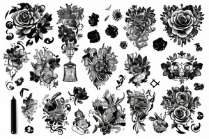 Południca z wiedzmina tattoo idea