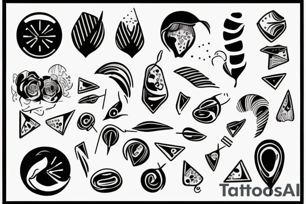 Diabeł i anioł tattoo idea
