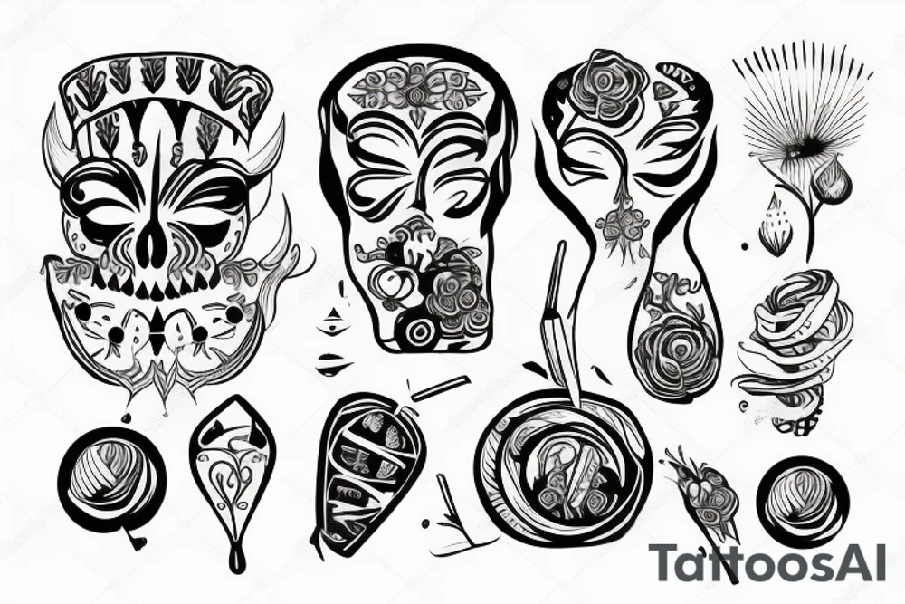 Diabeł tattoo idea