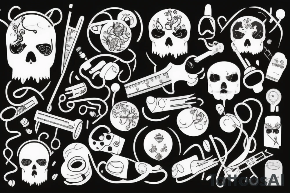 Diabeł tattoo idea