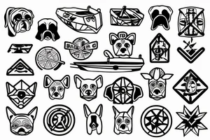 Dog on a 🚤 tattoo idea