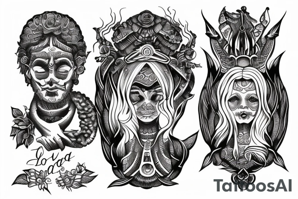 Left arm slave, woman are The lord of The man tattoo idea