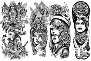 Left arm slave, woman are The lord of The man tattoo idea
